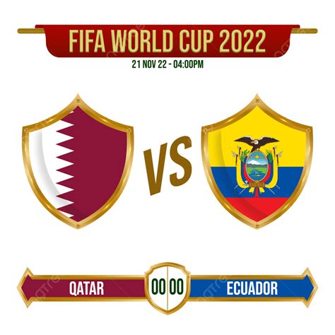 Gambar Qatar Vs Ekuador Piala Dunia 2022 Bendera Qatar Vs Ekuador Png Transparan Clipart