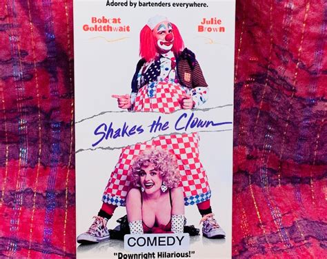Shakes The Clown VHS Tape 90s Comedy Vintage Movies Cult Flick Bobcat