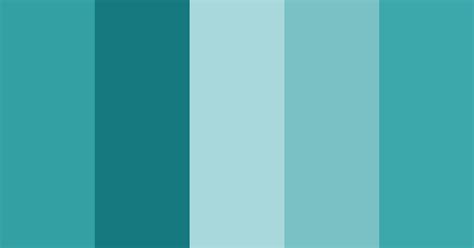 Blue Emerald Color Scheme Light Blue