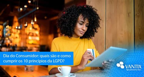 Dia do Consumidor quais são e como cumprir os princípios da LGPD Vantix Cibersegurança