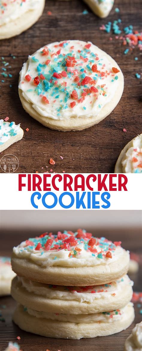 Firecracker Cookies Like Mother Like Daughter