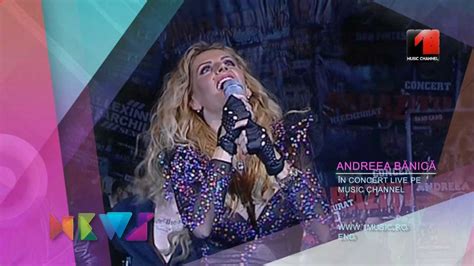 Music Channel Andreea Banica In Concert Live Youtube