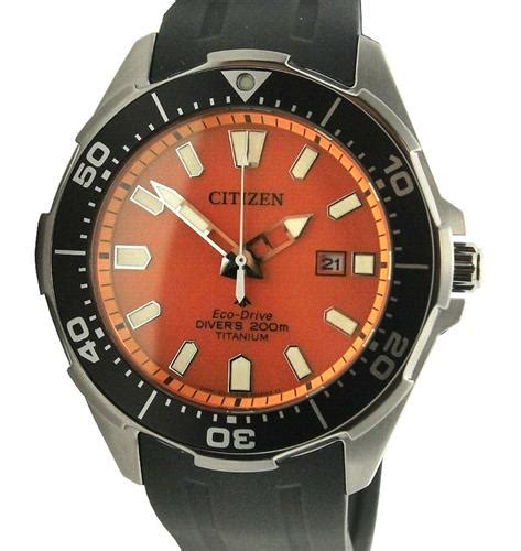 Citizen Promaster Wrist Watches Promaster Diver Titanium Orang Bn0200