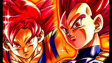 Nouveau Vegeta Ssj God Transfo And Goku Ssj God Db Legends Youtube