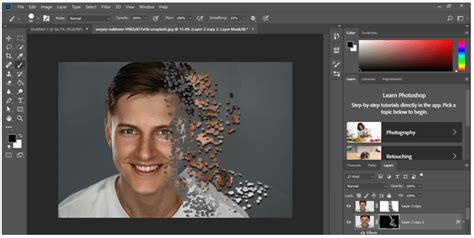 Pixel Effect Photoshop Learn How To Create A Pixel Effect In Photoshop