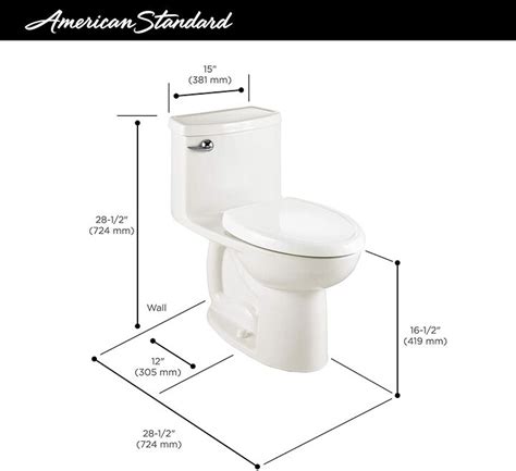 Elongated Toilet Dimensions With Drawings