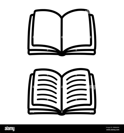 Cartoon Open Book Black And White Stock Photos And Images Alamy