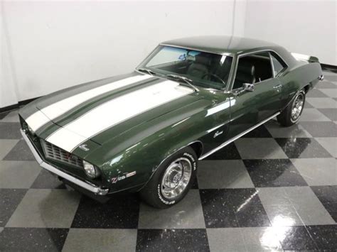 1969 Chevrolet Camaro Z28 4213 Miles Fathom Green Coupe 302 V8 4 Speed