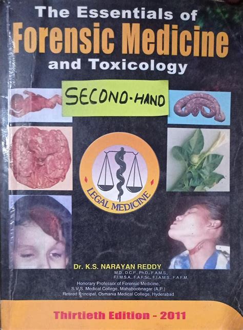 The Essentials Of Forensic Medicine And Toxicology Condition Note
