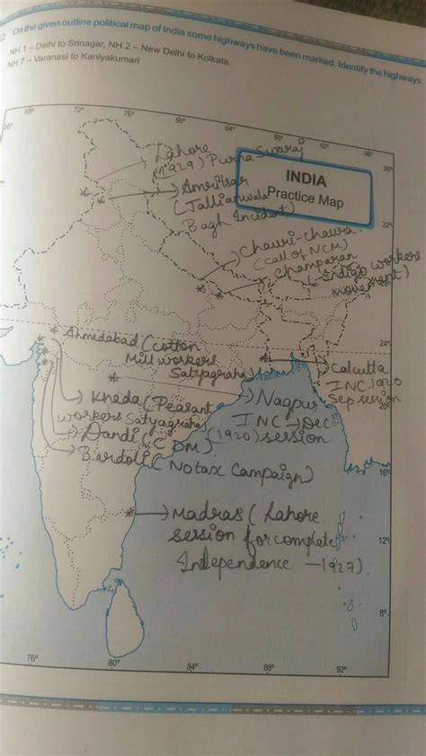 What Is The History Map Work For Cbse Class Brainly In