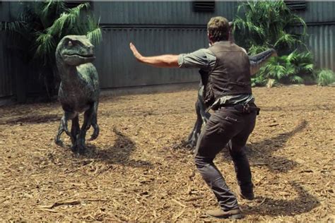 Chris Pratt Plays Raptor Whisperer In The Latest Jurassic