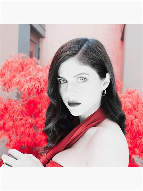 Alexandra Daddario Red Hot Poster For Sale By Subhashbhabare Redbubble