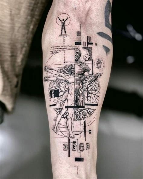 101 Best Vitruvian Man Tattoo Ideas That Will Blow Your Mind Outsons