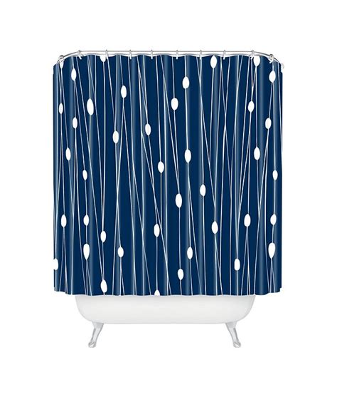 Deny Designs Heather Dutton Navy Entangled Shower Curtain Macy S