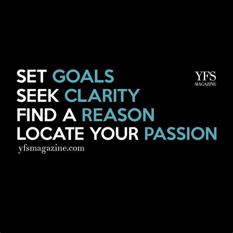 Goals Clarity Reason Passion Welcome To Small Business Startups