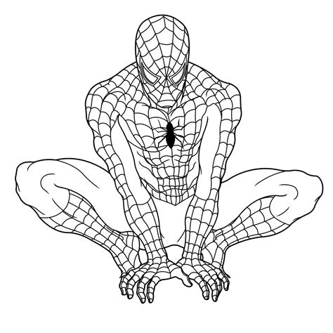 Spiderman Dibujos Spiderman Dibujo Spiderman Dibujo Para Colorear