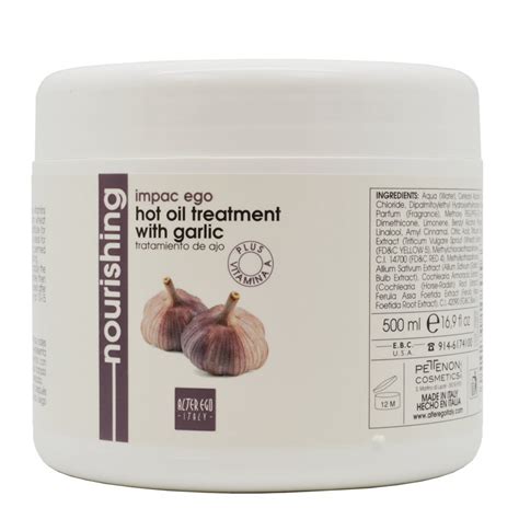 alter ego hot oil treatment with garlic new 500ml 16 9oz standard hair
