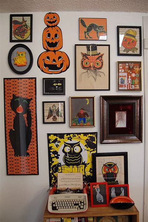 Vintage Halloween Gallery Wall