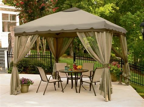 Add style and flair to your backyard patio or deck by bringing home this elegant and. Gazebo canopy ideas - awesome outdoor living space designs