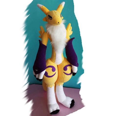Giant Handmade Digital Monster Digimon Tamers Renamon Soft Plush Doll
