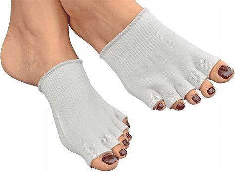 Toe Gel Lined Compression Toes Separating Therapeutic Moisturizes Dry
