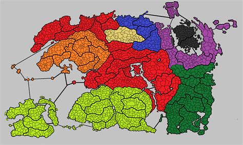 Political Map Of Tamriel 4E 201 Open To Suggestions On Accuracy R