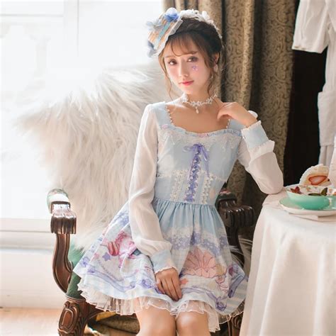 Princess Sweet Lolita Dress Candy Rain Summer New Japanese Sweet Long
