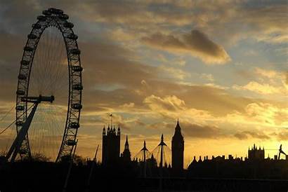 London Londres Eye Tramonto Sunset Londra Ojo