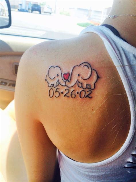 My Tattoo Elephants Mom Baby Tattoo Tattoos For Baby Boy Baby