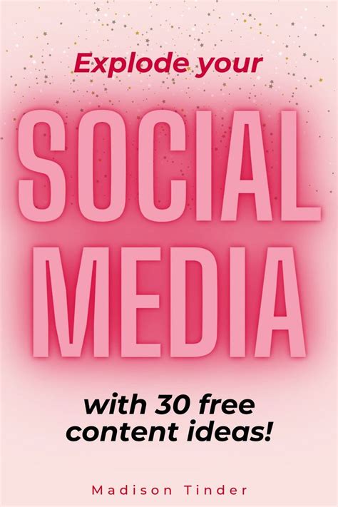 30 Free Content Ideas For Social Media Content Ideas For Social Media