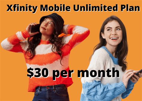 Xfinity Mobile Unlimited Plan For 2 Lines For Xfinity Internet