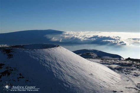 Snowy Montains On Hawaii Beautiful Places Landscape Natural Landmarks