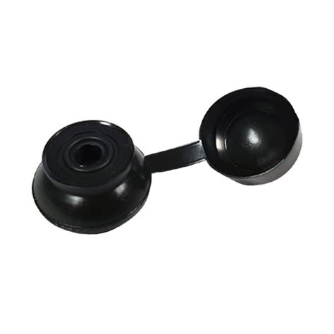 M6 X 20mm Black Plastic Roofing Washer With Hinged Cap Bag Of 100