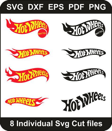 Hot Wheels Bundle Logo Svg Hot Wheels Pack Svg Hot Wheels Toys Logo Svg Dxf Eps Pdf Png