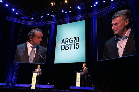 El Superclásico Presidencial Un Debate Acotado Argentina Elections