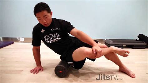 How To Massage Your Hip With A Foam Roller Dr Jim Feng Jits