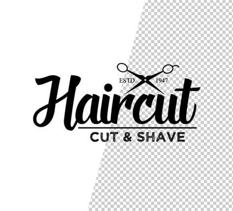 Free Vintage Barber Shop Logo Templates Psd Freebies Graphic