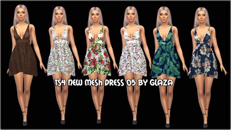 Dress 05 Sims 4 Female Clothes