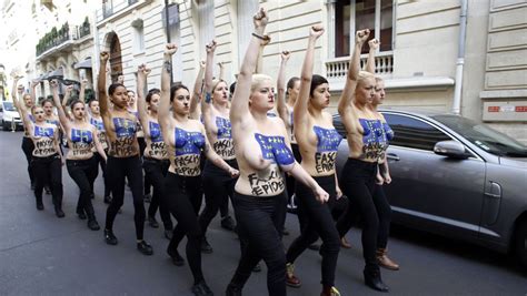 Les Femen Sont Une Secte Dhystériques Pour Marine Le Pen