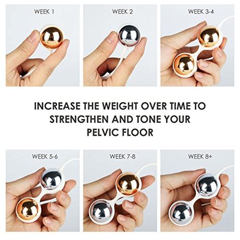 Ben Wa Balls Weighted Kegel Exercise Kit Weights Sets To Tone And Strengthen Your Pelvic Floor
