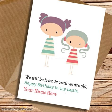 Cute Birthday Card For Sister