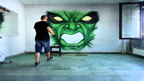 Mr One Is None Hulk Smash Graffiti Youtube