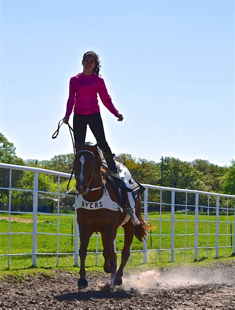 Lindsay George Byers Doing The Hippodrome On Her Horse Valley Girl