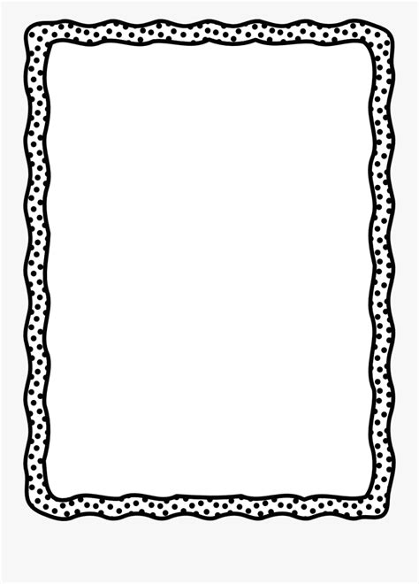 Simple Borders Black And White Free Transparent Clipart Clipartkey
