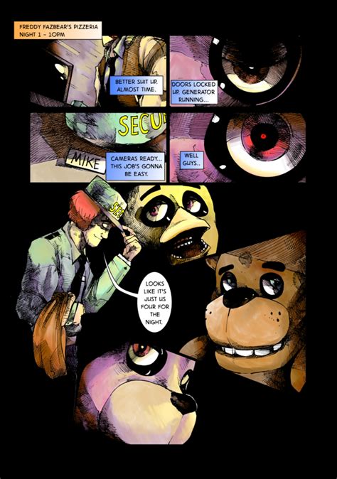 You Should Read This Fan Made Five Nights At Freddys Comic Five