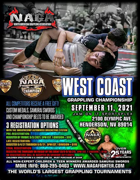 West Coast Grappling Championship Las Vegas Nv Naga Fighter