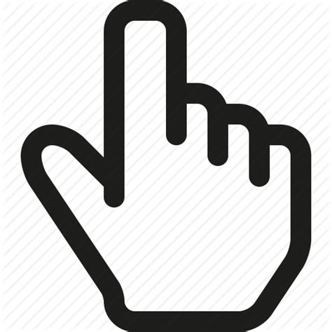 Hand Cursor Icon 381117 Free Icons Library