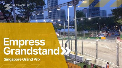 View From The Marina Bay Street Circuits Empress Grandstand At The