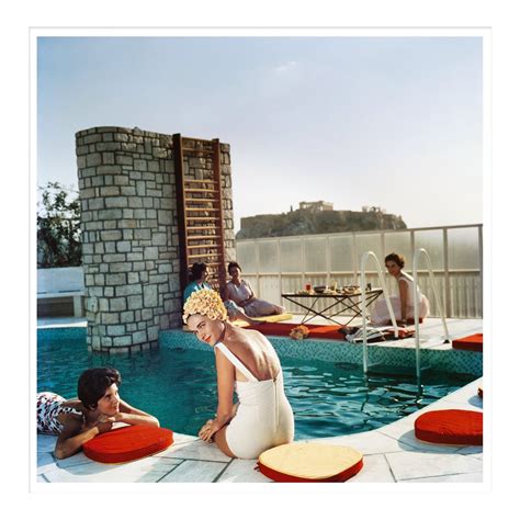 Slim Aarons Penthouse Pool July 1 1961 Getty Images Gallery Framed