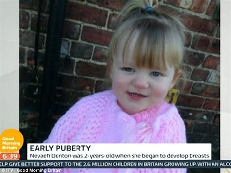 Mother Slammed For Parading Daughter Who Hit Puberty At 4 On Good Morning Britain Daily Mail